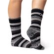 Κάλτσες Γυναικείες Ισοθερμικές Original Petunia Stripe Slipper Black Heat Holders 80089