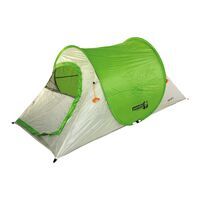 Σκηνή Camping  Pop Up  2 Ατόμων 240x110x100cm Λαχανί PANDA 10208