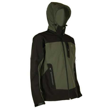 Τζάκετ Αδιάβροχο Αντιανεμικό Softshell Μαύρο - Χακί Himalaya II APU 80535