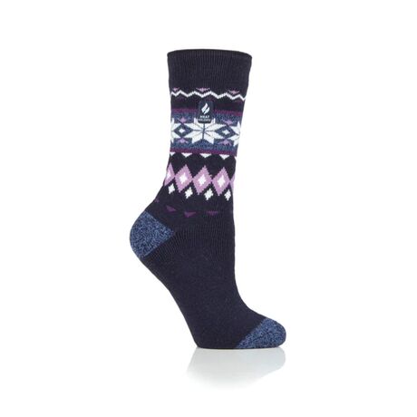 Κάλτσες Γυναικείες Ισοθερμικές Jacquard Lite Lima Fairisle Denim Heat Holders 80090