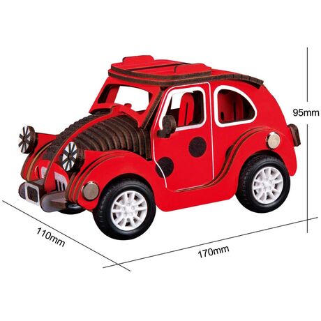 ROBOTIME Inertia Power Vehicles LADYBUG CAR HL301