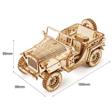 ROBOTIME Army Field Car MC701