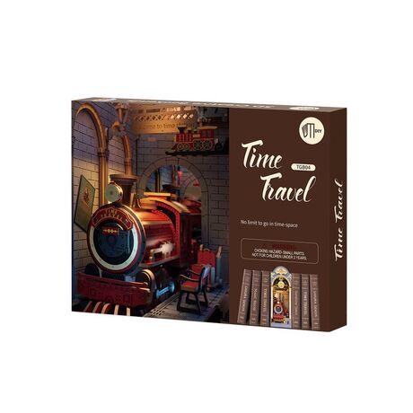 Rolife Time Travel 3D Wooden DIY Miniature House Book Nook TGB04