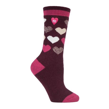 H.H.SOCKS JACQUARD LITE WINE/RASP 2650  80023