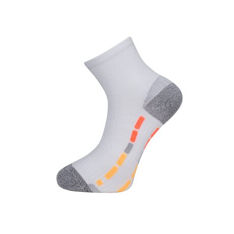 COM.RUNNING SOCKS RUN3 WHITE-ORANGE S 35-38  80009