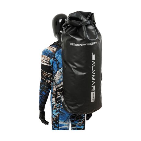 SALVIMAR ΣΑΚΟΣ ΣΤΕΓΑΝΟΣ DRY BACK PACK 60/80L 44X28X75CM MAΥΡΟΣ 400204 SALVIMAR SRL 67402