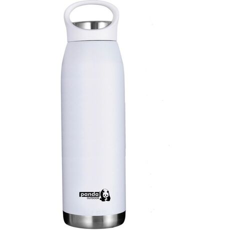 Υδροδοχείο Ανοξείδωτο 650ml Άσπρο PANDA 24313